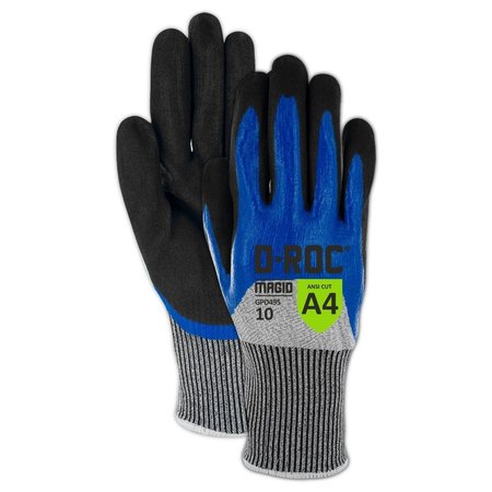 MAGID DROC Hyperon 13Gauge DoubleDipped ThreeQuarter NitriX Grip Coated Glove  Cut Level A4 GPD49510